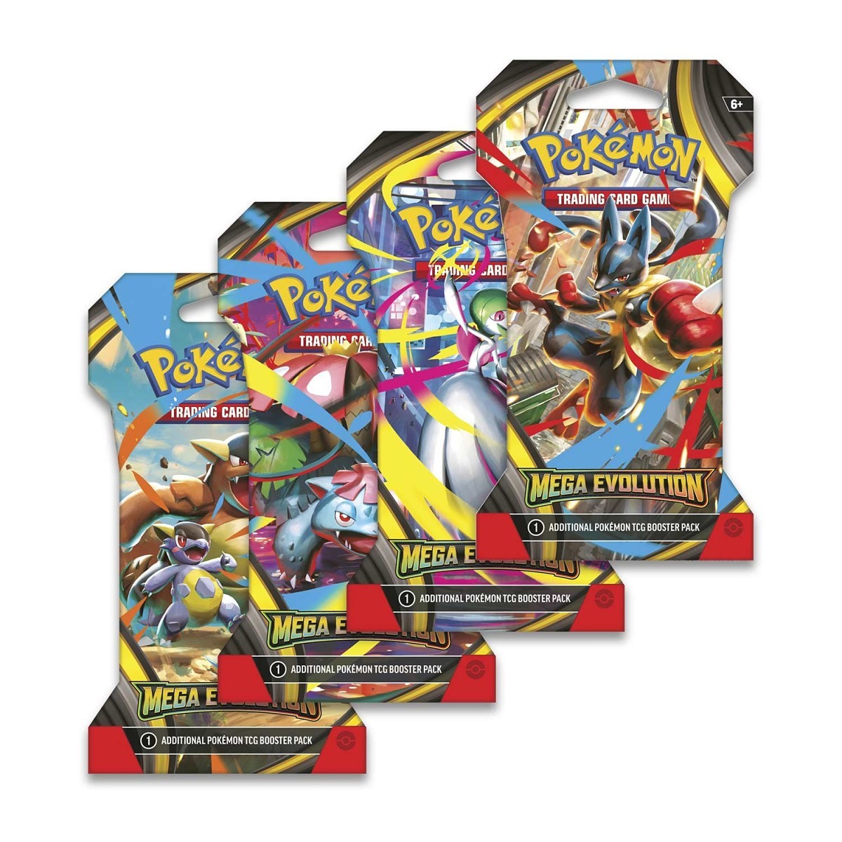 Pokémon TCG: Mega Evolution Sleeved Booster Pack (10 Cards)(1 Random)