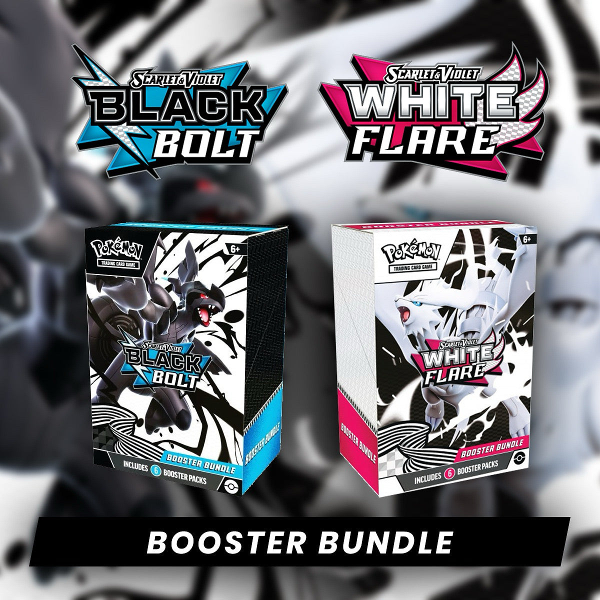 Scarlet & Violet - Black Bolt & White Flare Pokemon TCG