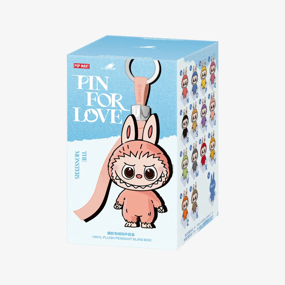 THE MONSTERS Pin for Love Series - Vinyl Plush Pendant Blind Box (N-Z)
