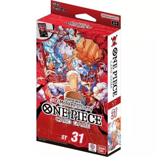One Piece Trading Card Game: Red Monkey D. Luffy Starter Deck ST-31 (English)
