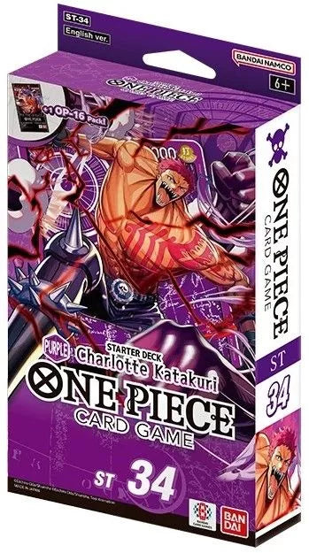One Piece Trading Card Game: Purple Charlotte Katakuri Starter Deck ST-34 (English)