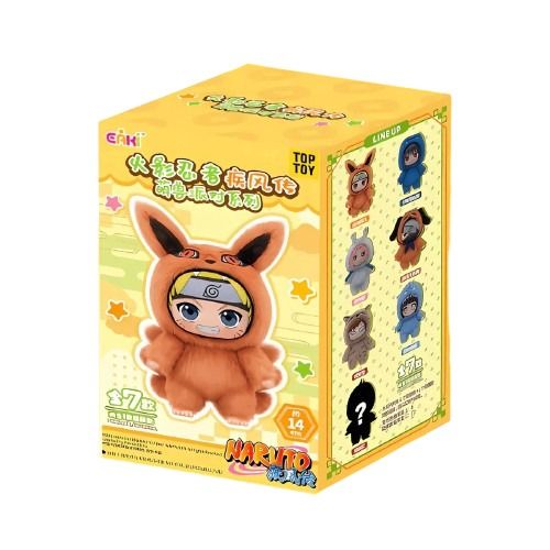 Top Toy Naruto Cute Beast Party Series Plush Blind Box Gift – 1pc Random