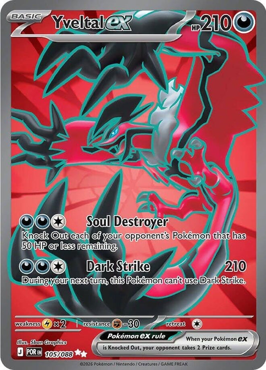 Yveltal Ex #105/088