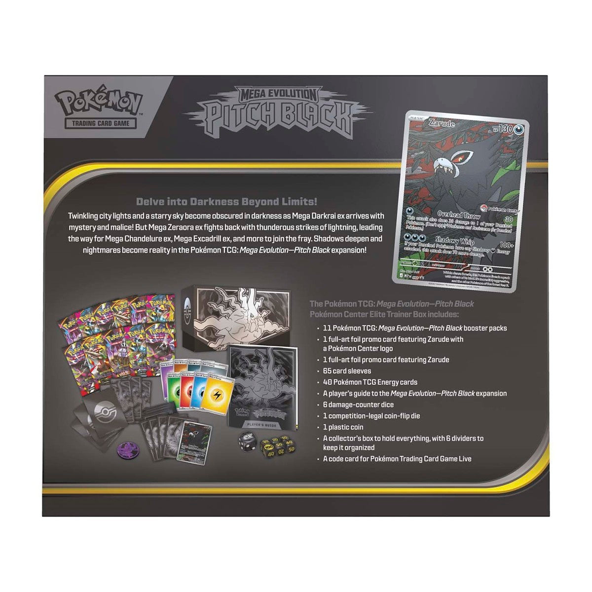 Pokémon TCG: Mega Evolution-Pitch Black Elite Trainer Box